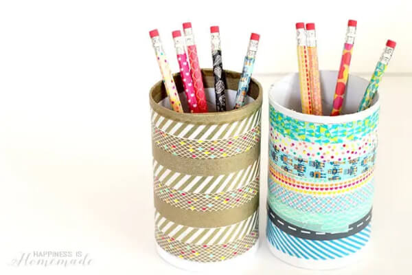 Washi Tape Ideas for Parents & Teachers Washi Tape Wrapping pencils Crafts
