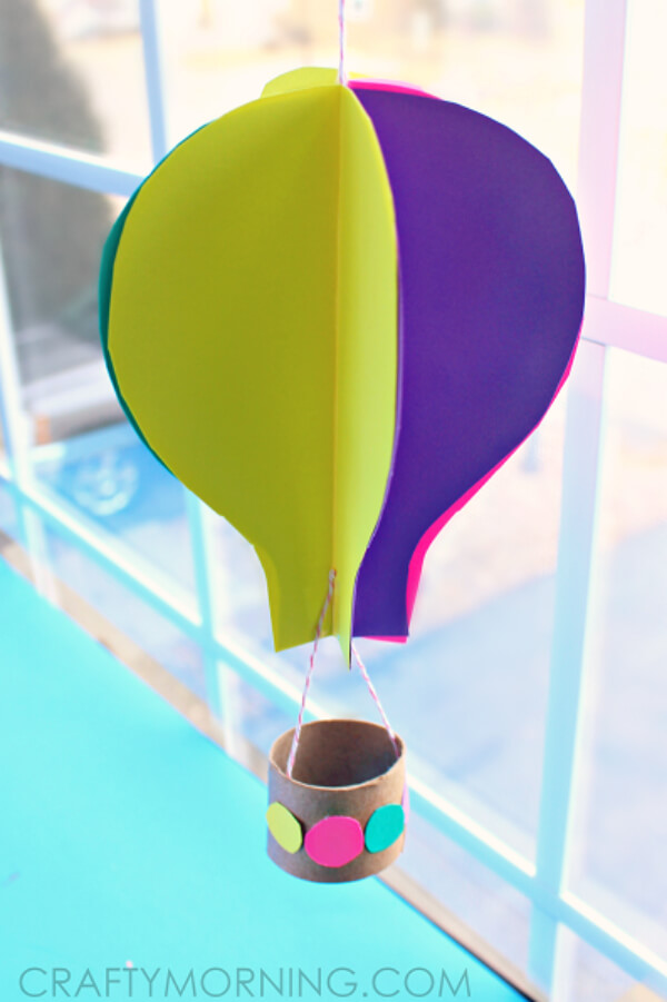 3D Hot Air Balloon Craft Ideas For Kindergarten