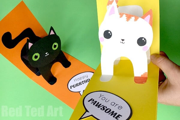 3d Handmade Cards Animal Paper Cards for Kids