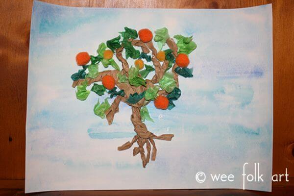 3D Peach Tree Craft For Kids Peach Crafts & Activities for Kids