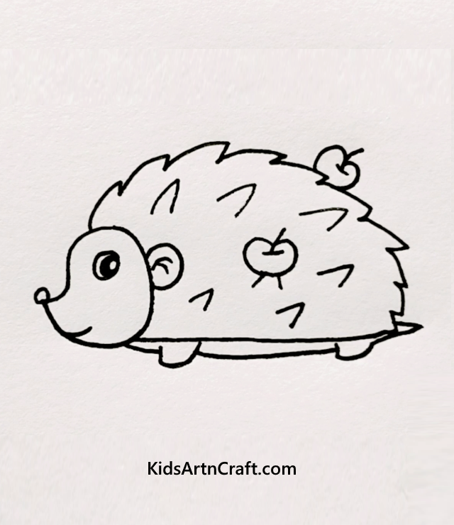 Crazy Cool Drawing Ideas For Kids To Try The Spiked Hedgehog