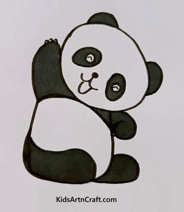 Easy Animal Drawings For Kids And Beginners Cute Baby Panda Drawing