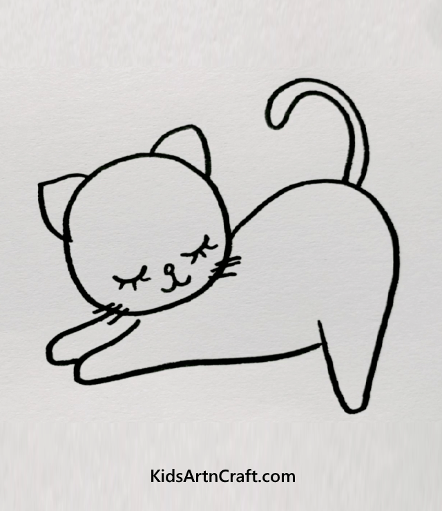 Stretching Cat