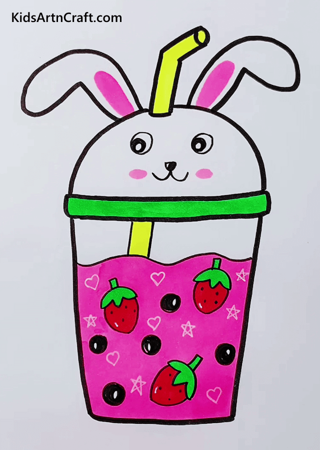 Amazing Drawing Idea For Summer Vacation Bunny-ish Beverages