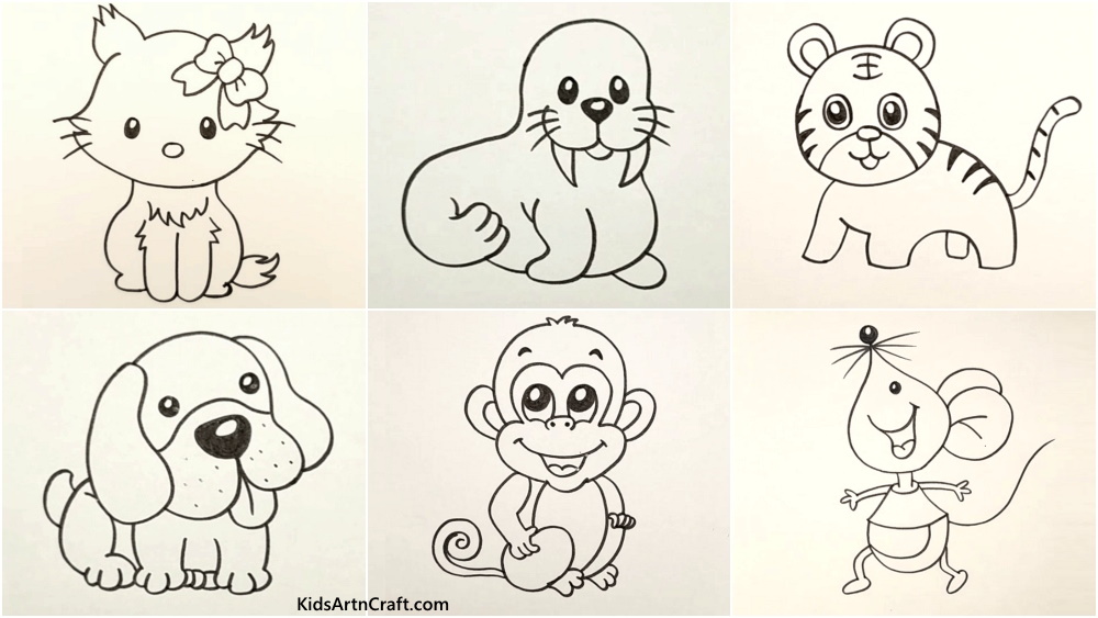 Simple Drawing Ideas For 5-Year-Old Kids - Kids Art & Craft