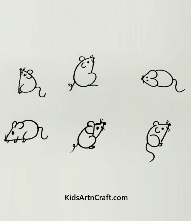 Try These Creative Ways Of Learning For Kids Mouse drawing From Every Angle