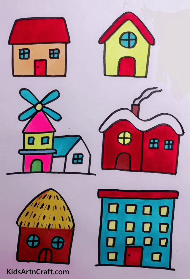 Houses of the World Explore And Learn New Things By Drawing Them