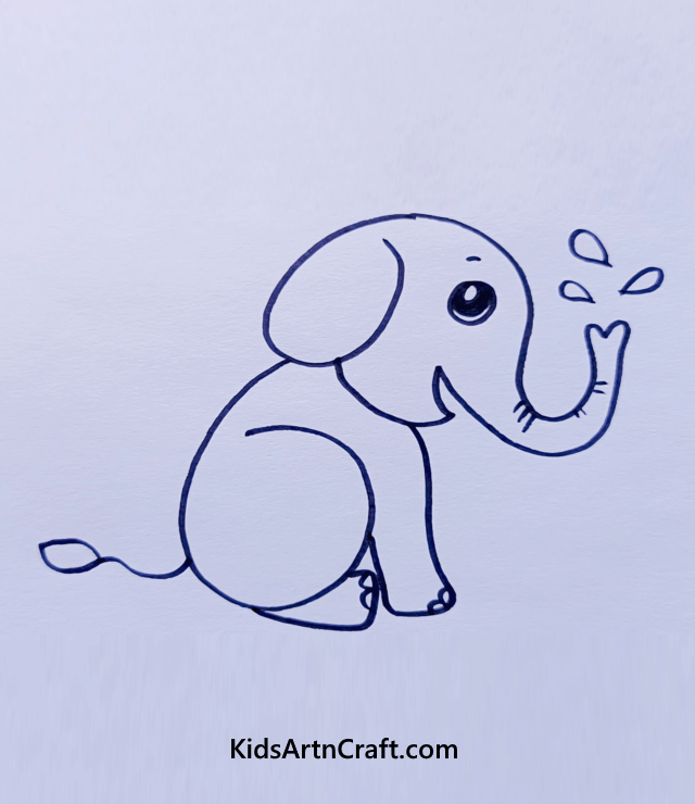 Enhance Your Skills By Easy Drawings Innocent Elephant