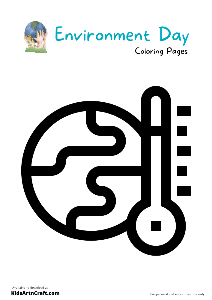World Environment Day Coloring Pages For Kids – Free Printables