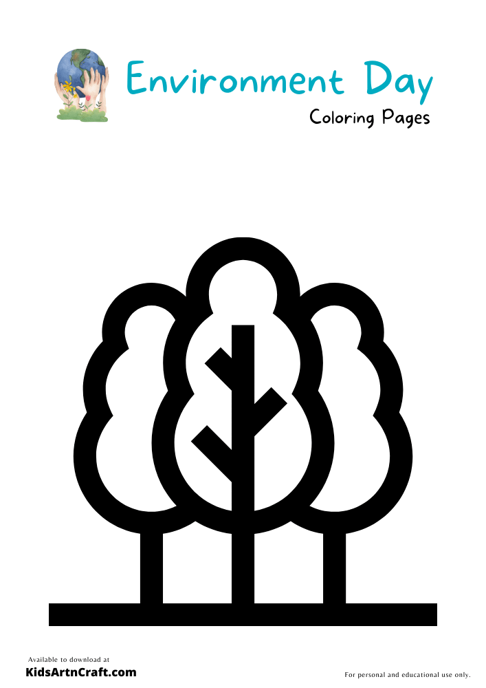 World Environment Day Coloring Pages For Kids – Free Printables