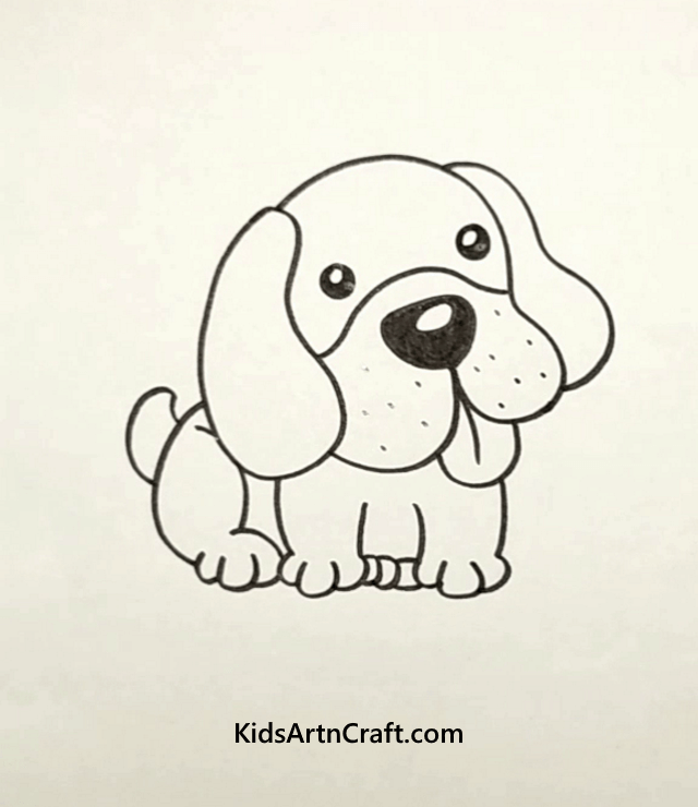 Adorable Puppy Drawing Ideas For Kids: Let's Keep It Simple