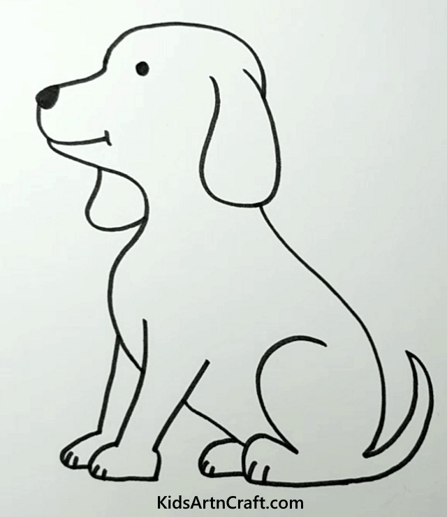 Doggy Drawing For Kids