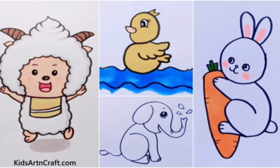 Easy Animals to Draw for Kids