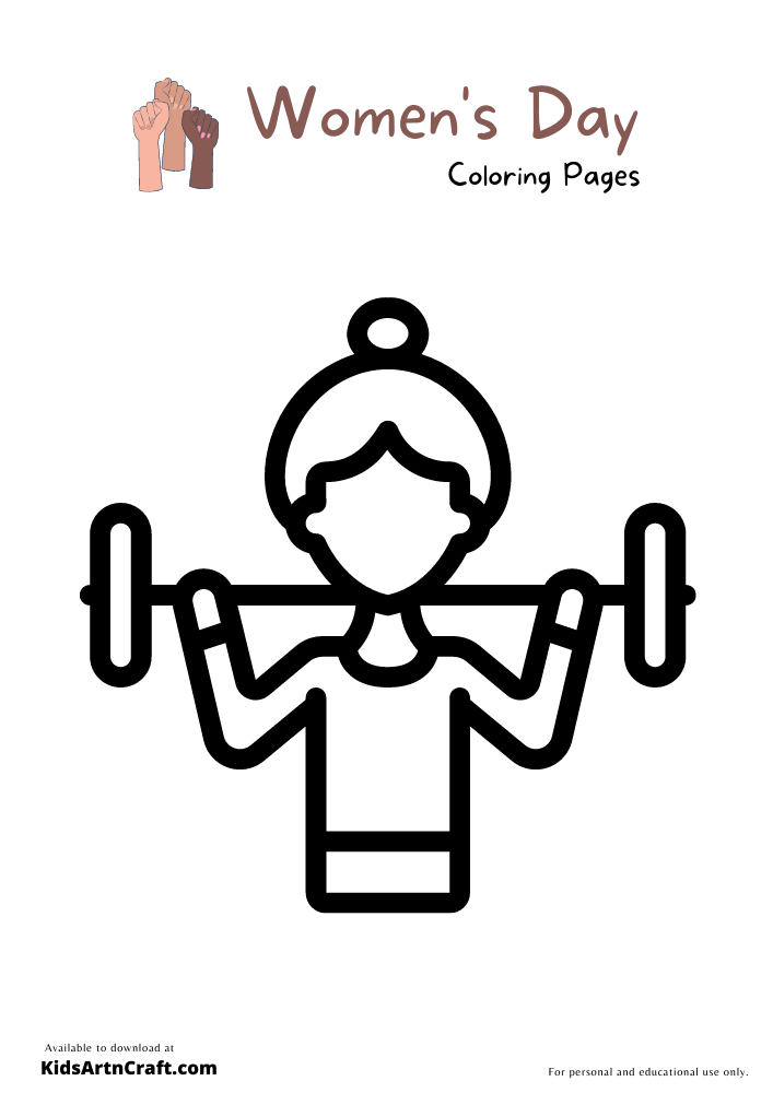 Women’s Day Coloring Pages For Kids – Free Printables