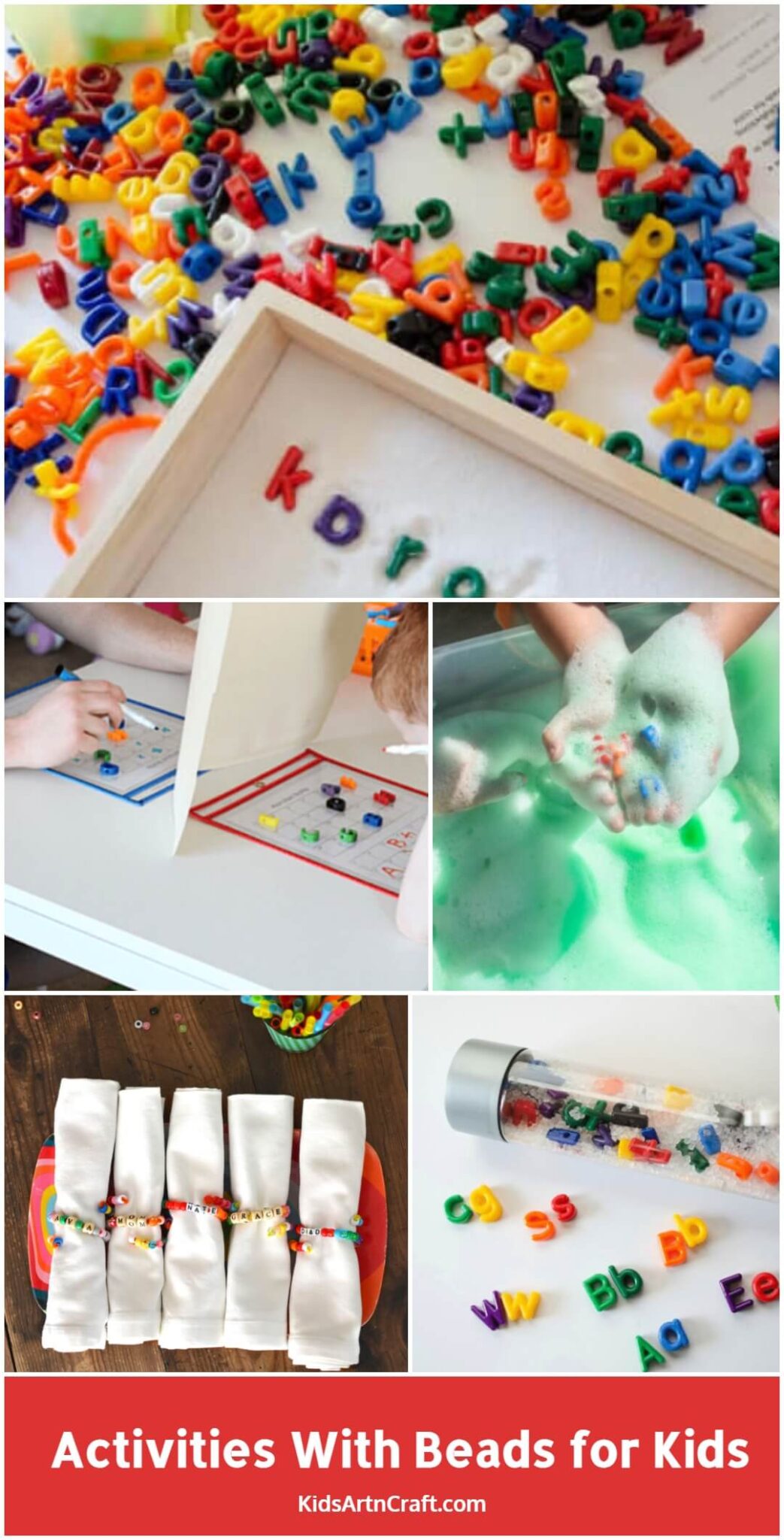 Activities with Beads for Kids Kids Art & Craft