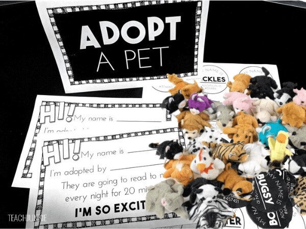 Ways to Use Stuffed Animals in the Classroom Adopt  A Pet Stuffed Animal Activity