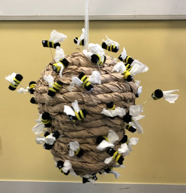 Amazing Beehive Homemade Craft Idea