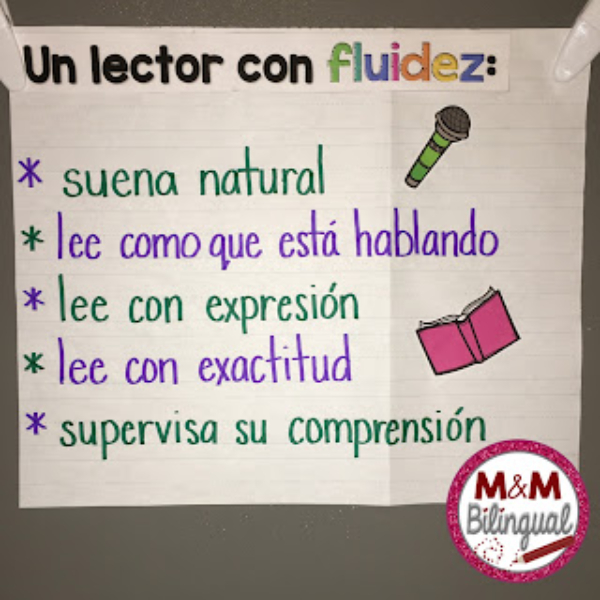 Anchor Chart For Increasing Spanish Fluency