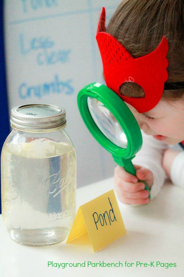 Pond Water Jar Activity For Kids