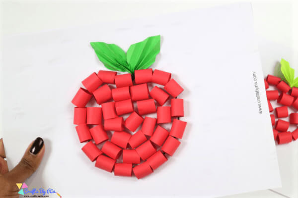 Easy Paper Apple Craft Template