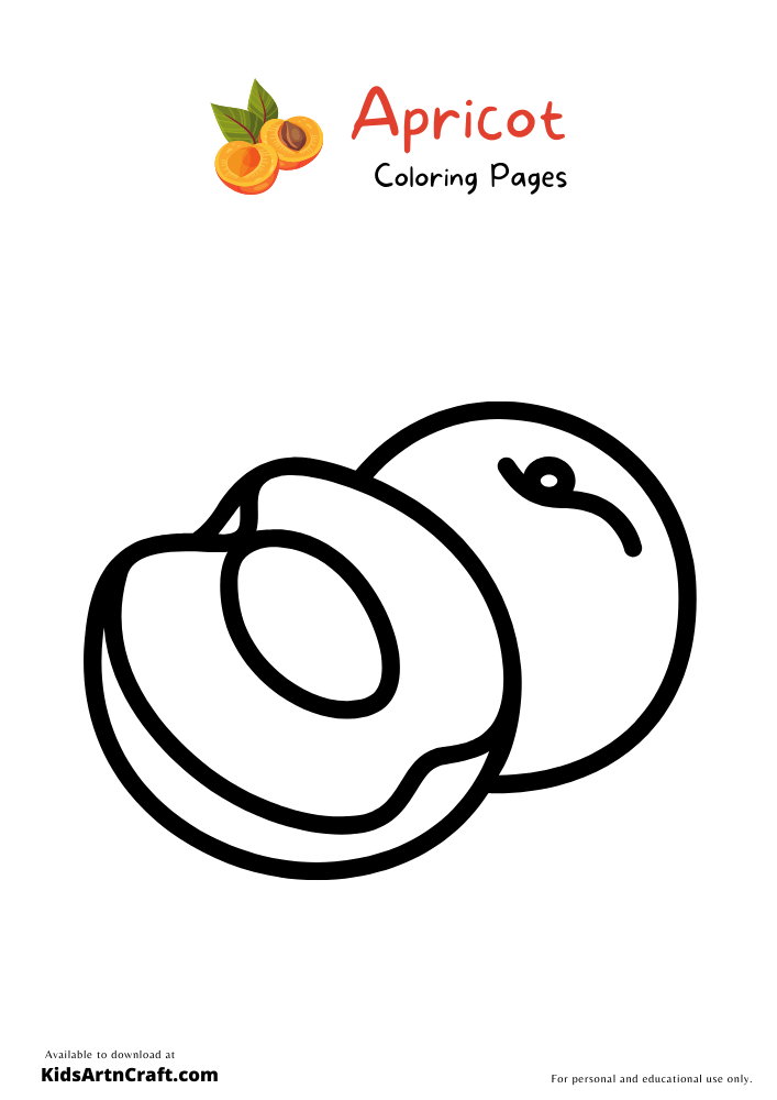 Apricot Coloring Pages-1