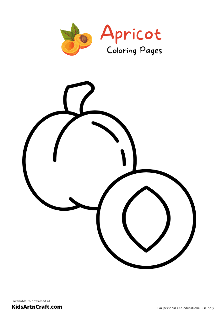 Apricot Coloring Pages-3