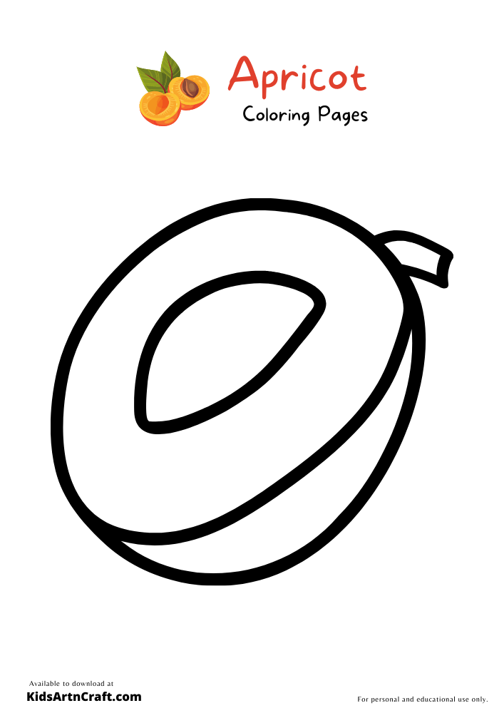 Apricot Coloring Pages-5