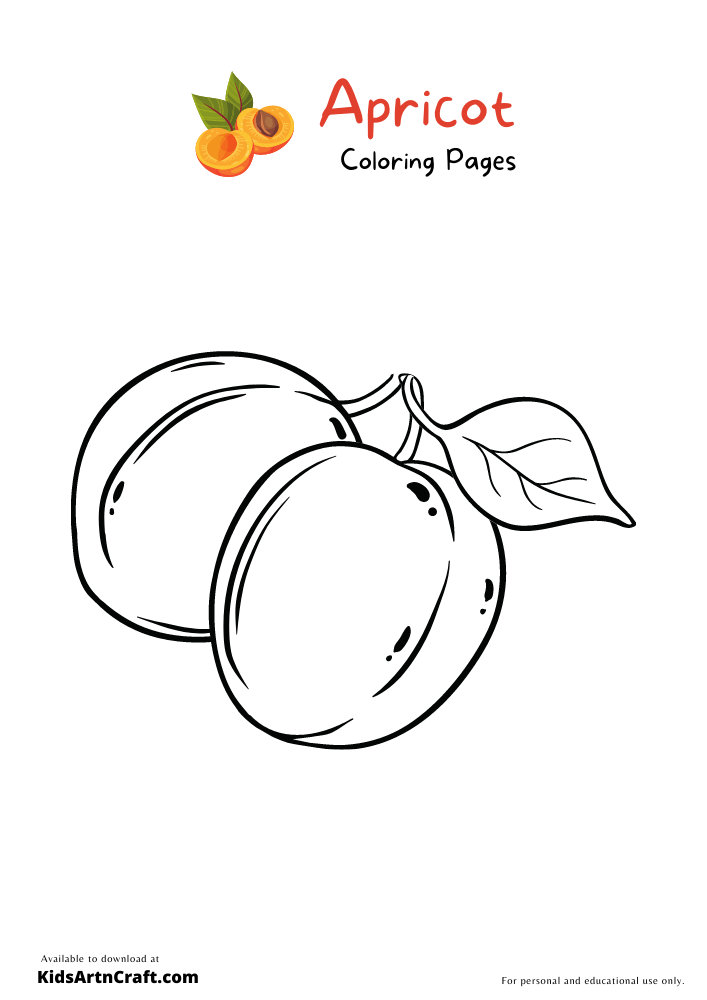 Apricot Coloring Pages-6