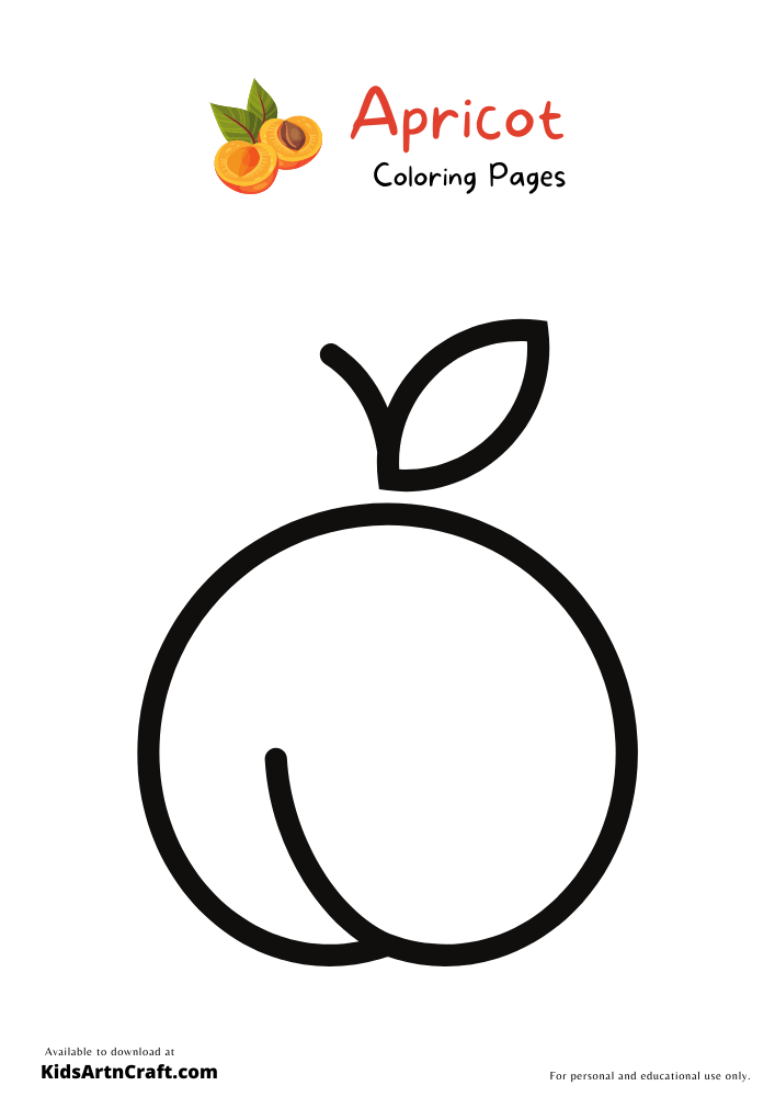 Apricot Coloring Pages-8