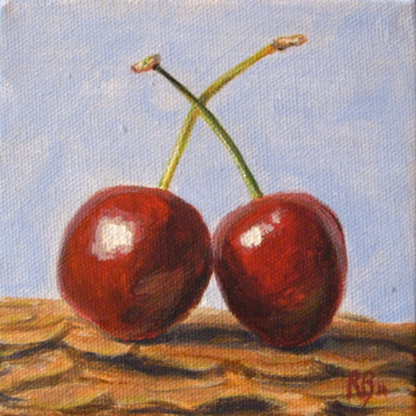 Cherry Paintings for Kids Beautiful Cherry Acrylic Painting
