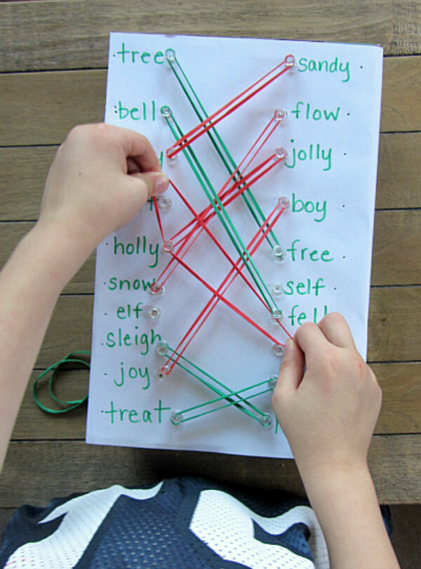 Peg Board Rhyming Activity For Students Activities to Make Reading Enjoyable