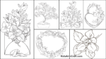 Bougainvillea Coloring Pages For Kids – Free Printables - Kids Art &amp; Craft