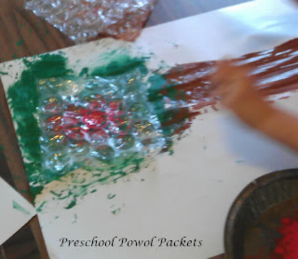 Tree Painting Ideas With Bubble Wrap