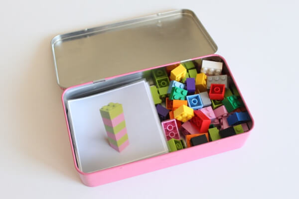 Busy Box Activity With Lego