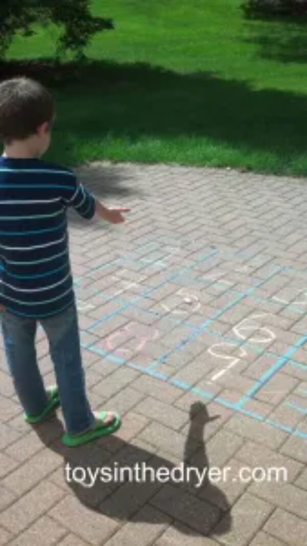 Sidewalk Chalk Activities for Kids Sidewalk Chalk Calculator Hopscotch Activities
