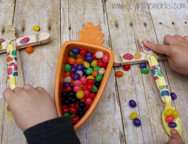 Catapult Craft With Jelly Bean