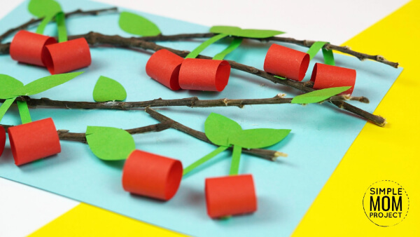 Cherry Fruit Craft For kids
