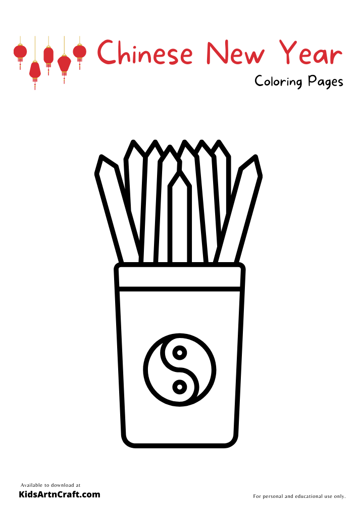 Chinese New Year Coloring Pages For Kids – Free Printables