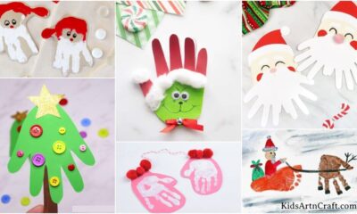 Christmas Handprint Crafts For Kids