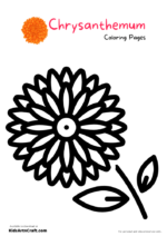 Chrysanthemum Coloring Pages For Kids – Free Printables - Kids Art &amp; Craft