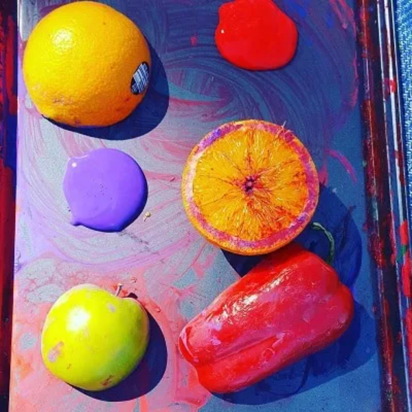 Citrus Fruit Orange Painting Art Orange Paintings for Kids