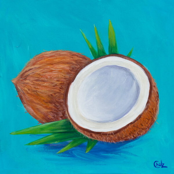 Coconut Crafts & Activities for Kids Coconut Painting Ideas For Kids