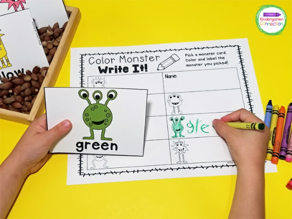  Write The Room Activities for Kids Color Words Write The Room Activity