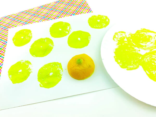 Creative Lemon Printing Activity For Kids Lemon Paintings for Kids
