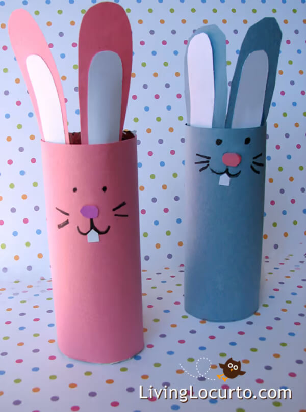 Creative Toilet Paper Roll Bunny Craft