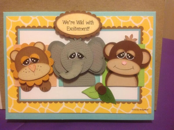Cute Animal Greeting Card Ideas Animal Paper Cards for Kids