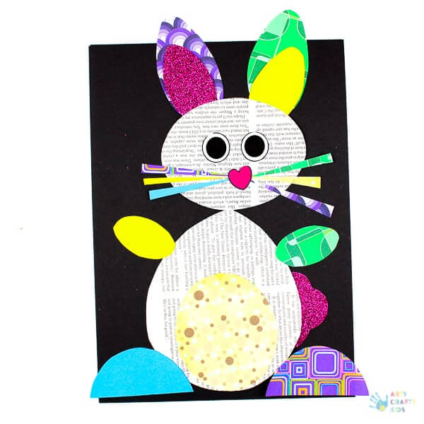 Cute Colorful Paper Bunny Craft For Kids