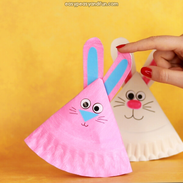 Bunny Paper Craft Ideas For Kids Cute Paper Plate bunny Craft
