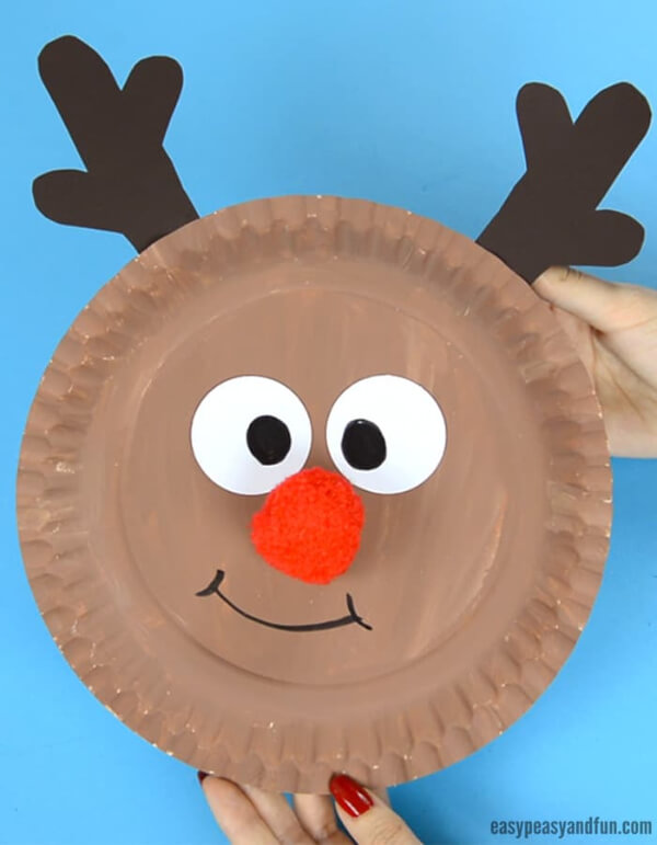 Easy Paper Plate Reindeer Crafts Cute Reindeer Craft Ideas With Paper Plate