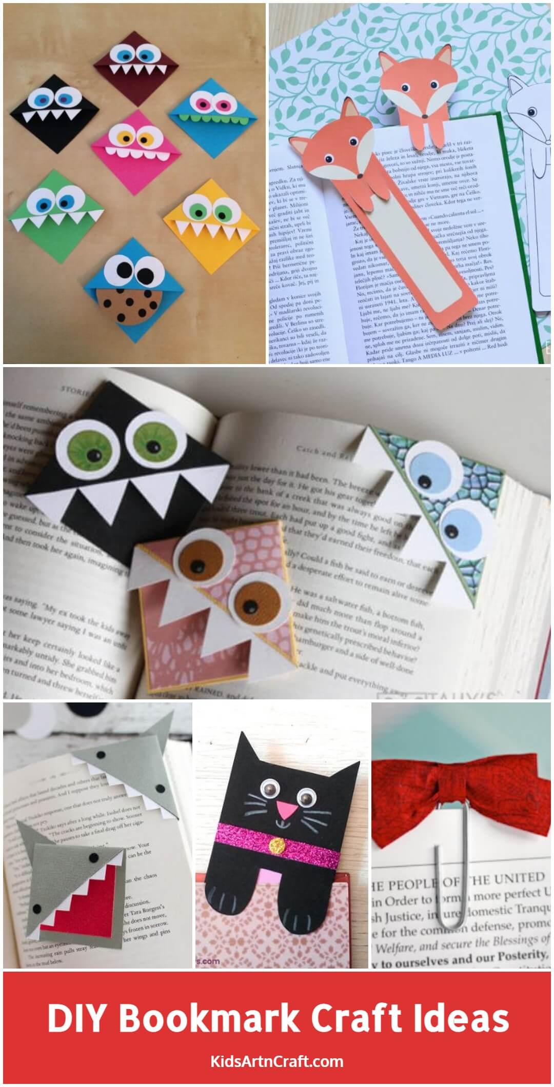 DIY Bookmark Craft Ideas